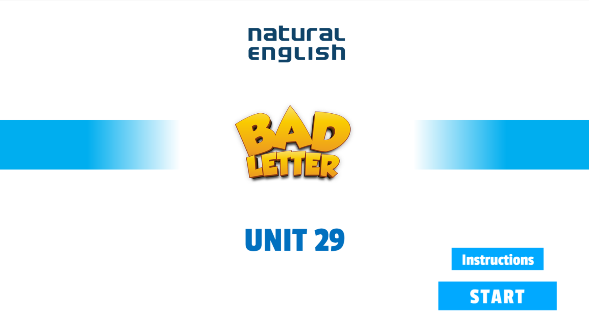 Unit 29 kids Bad Letter